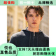 MRBU new sweater for men solid color knitted long sleeve hooded fashion spring and autumn KT15781 Galaxy Gray 3XL 190