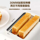 JFHSBS German toaster household slice heating sandwich small fully automatic breakfast machine toaster toaster fully automatic four-piece two-piece multi-function glossy white (with dust cover)
