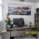 Drei Hektar großer Tiger und Berg River und Berg Wall Chinese Malerei Back Mountain Boss Office Dekoration Wohnzimmer Hintergrund Wand Landschaft Hängende Gemälde Kalligraphie und Malerei CT-3892 Große Wand Willkommen Kiefer, Rahmenlänge 140 High 60cm-elegant