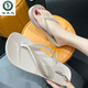 Specht 2025 Sommer-Fuß-Klip-Hausschuhe für Frauen am Strand Casual Flip Flops Strandschuhe dicker Strass Sandalen für Frauen 3883-1 Glitzer schwarz 36 (kleine Größe)
