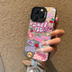 觉予甜甜圈英文苹果16手机壳14plus新款13miniiPhone15可爱11promax女12小众xr7网红8硅胶 【紫色】甜甜圈英文3893 iPhone XS