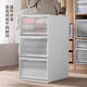 Cajón de la caja de almacenamiento de Miehone Cajero de plástico Caja de almacenamiento de almacenamiento Armario de almacenamiento Caja de acabado transparente 9227 profundidad 44 Ancho 34 Altura 19 Precio de un paquete 365 días / diez años Garantía / Dañado