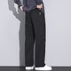 
2025 spring and summer new men's casual trousers work pants straight loose wide-leg pants Filaz9856 light gray FN M