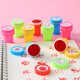 
Mili seal children's cartoon check-in mini teacher reward stamping artifact small red flower activity pass the level encourages teachers primary school students points medal kindergarten teaching toys