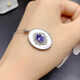 Chili Natural Tanzanite Pendant Women's 925 Silver Seiko Inlaid Blue Gemstone Necklace High-end Jewelry Pendant Gift