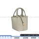 Hermes (Hermes) Picotinlocklock18 Goldknopf Clemence Kleine Bullen Clemence Basket Bucket Bag Handtasche 18 Frauen Z Gravur Originalbox Voller Original -Hardwarefilm