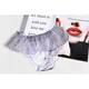 Zi Jia Fubing Seide-Sensing Unterwäsche Herrendreieck Herren transparent sexy atmungsaktives Tanga-Sommer Japanische Spitze Unterwäsche Lila One Size Fetloy Öffnung
