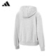 ADIDAS Adidas Women's Jacket 2025 Spring and Summer New Fashion Comfortable Fashionable and versatile Breathable Casual Sportswear KA1505 [Official Authentic Product, One Fake, Ten Loss] XS