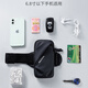 JCZS German running mobile phone arm bag unisex fitness equipment wrist strap arm lightweight sports mobile phone arm sleeve classic black - upgraded model can be worn diagonally