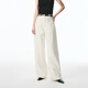 Peacebird Damen-Jeans hoher taillierter Scimitar im Herbst lose schlampige Banane mit breitem Bein Denim White XL