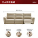 Gujia Home (KUKA) Smart Home Technology Tuchsofa Null-zu-Wand-Abschnitt Drei-Personen Electric Function Sofa 6180 [Qianyunmi] Drei-Personen-links elektrische 2,82 m