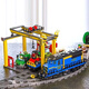 Yusenyi China Building Block City Series 60052 Freight Train Version Electric Remote Control Version Train Toys de ensamblaje para niños Versión de control remoto Versión de Freight Train de alta calidad/reparación