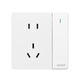 Zhengtai official switch socket household concealed wall one-open five-hole panel porous cream style 6C white NEW6 C12200