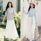 
Eifli (eifini) Eifli white moonlight lace temperament flowing cake skirt for women 2025 summer new light men tea break skirt white S 80-110Jin [Jin equals 0.5 kg]