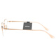 Seiko (Seiko) Marco de gafas Medio marco Titanio óptico Miopía Marco 12003 0204 52 mm+ Lente Doméstica 1.56 Lente