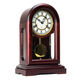 Pure copper movement mechanical desk clock living room old-fashioned solid wood dotted time pendulum clock winding chain spring retro table clock solid wood mechanical desk clock height 38CM width 24CM 12 inches