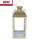 Candlestick Candlelight Dîner Europe Europe simple en acier inoxydable clair Luxur