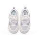 Huili zapatos para niños, zapatos de panel de malla baja, zapatos blancos pequeños, zapatos deportivos para niños y niñas, WZCL1345 Purple Grey Powder 33