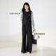 Xiangying [Urban Agent] Pendlertemperament Set Set Women's 2025 Herbst neue Style Shirt Weste Hosen Drei-teilige Set-Set-Shirt + Mode Set XL