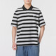 Nike (Nike) T-shirt masculin 2025 Spring and Summer Men's Short à manches à manches à manches à manches à manches courtes Tennis décontracté Coton Pure Coton Coton court à manches courtes FN3897-010 BRYLES NOIR / BLANCS S