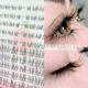 BQI Ma Sheng Fox upper and lower eyelashes false eyelashes segmented natural curling no-removal self-adhesive artificial eyelashes