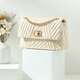 Crocodile Shirt Chinese Valentine's Day Gift Fashion Cowhide One-Shoulder Women's Bag High-end Women's Crossbody Bag Versatile Chain Bag Blanch