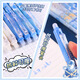Lexuan LEX 0.5mm pressing thermal erasable pen K9761 blue 12-pack
