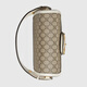 Gucci (Gucci) Satteltasche Horsebit 1955 bedruckte Leinwand Leder One-Shoulder Crossbody Tasche für Männer und Frauen [Geschenk] Weiß 602204-92TCG-9761 Länge 25 cm Breite 8 cm Höhe 18 cm