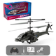 Apache bewaffneter Kampf Fernbedienung Hubschrauber Simulation Jagd Model Kinder Jungen Spielzeug XK1 Apache bewaffneter Kämpfer Bright Silver English