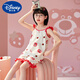 Yihou Kinderpyjamas Mädchen Sommer dünne reine Baumwollschlinge Set Little Girls Falten Stoff Eltern-Kind-Mutter und Tochter Vest Home Anzug Dinosaurier [Lady Sleeve Set] TN-6624 170 Größe 8 (Höhe 85-100 cm)