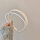 Dingjing Hairband Light Luxury Women 2025 New Hair Pressing Artifact for Face Wash Special Hair Grotto Headband Hair Accessory Birthday Gift for Girlfriend