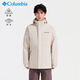 Columbia three-in-one men's autumn and winter thermal waterproof 700-puff down jacket XE1504 278L