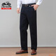 Ace Fashion International Classic CHACE PAPA PAPER PATOS para hombres en otoño e invierno, además del terciopelo, los pantalones casuales heterosexuales en la cintura alta holgada para hombres 9855-2 khaki más el terciopelo 10xl 29100-115Jin [Jin equivale a 0.5 kg]