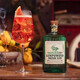 Jitu Irish Original Bottle Importé Certe Antler Lapin Feu Flame California Orange Gin Gin Drumshanbo Gun Pown Gin Blue and White Porcelain Collector's Edition 700ml