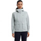 Kailas Feste Farbe Reißverschluss Kapuze Casual Winddof und atmungsaktive Jacke für Frauen Nebel Blue XS