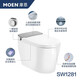 摩恩（MOEN）2025新款智能马桶妇洗臀洗SW1289双水路即热一体坐便器SW1281 SW1 低水压/双遥控器  SW1232CL/DL 400mm