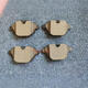 Suitable for BMW original 12357 series X1X2X3X5X6125i318i320525/740Li front and rear brake pads, one pair of front wheels (4 pieces)