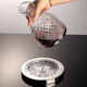 FANKAQI high-end crystal rotating red wine decanter, light luxury glass wine dispenser, wine pourer, high-end flask