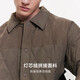 杰克·琼斯（JACK&JONES）男装衣服秋冬短款羽绒服男保暖外套合集 224323005棕灰色 M 175