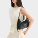 
CHARLES/KEITH25 autumn new product retro soft simple hand-heeled shoulder armpit bag Chinese Valentine's Day gift CK2-20671783 Black M