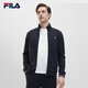 斐乐（FILA）官方男士针织长袖外套夏款时尚休闲商务基础上衣 传奇蓝-NV M 170/92A