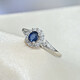 Colorful Jewelry Ambilight Sri Lankan Sapphire Ring 4*3