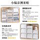 Sanqihu storage box drawer type household wardrobe storage box plastic transparent clothing sorting box clothes underwear storage cabinet C3523 depth 45 width 35 height 23 transparent one-piece