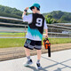 
Children's boys summer thin short-sleeved medium-sized children's new quick-drying sports boys basketball uniform suit No. 9 basketball uniform - black 150 Recommended height 140-150