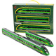 Toy de riel de alta velocidad Simulación de hulk CR200J Modelo de riel de alta velocidad Train Children Toy Boy Regalo Remote Control Fuxing Green 3 Sección Combinación USB Carga/aleación