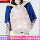 彪马（PUMA）MA 彪马 休闲时尚运动大Logo  书包背包双肩包 常规 女款 樱花粉 樱花粉色