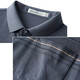 Guanmao Pei Daddy Summer Ice Silk Short-Sleeve T-Shirt Middle-aged and Elderly Men's Clothing 5070 Years Old Gray Blue M 17080-110Jin [Jin equals 0.5 kg]