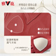 
Yalu Modal nightgown for summer women 2025 new style with chest pad integrated pajama summer sexy home clothes XD1381-Chest red [nightskirt with chest pad] M