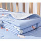
Acacia Tong baby urine separator waterproof and washable cotton gauze large baby double-sided breathable and leak-proof sheets Blue pattern random 6-layer double-sided available 100x140cm