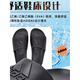 阿迪达斯 （adidas）凉拖男女鞋2025夏季新款户外运动沙滩鞋休闲轻便人字拖鞋 IF7371/全黑/一字拖 40.5